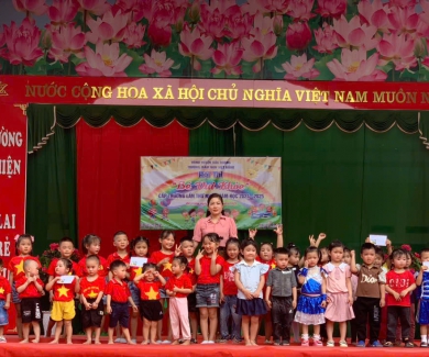 TRƯỜNG MẦM NON VIỆT HỒNG TỔ CHỨC THÀNH CÔNG HỘI THI "BÉ VUI KHỎE" CẤP TRƯỜNG LẦN THỨ NHẤT NĂM HỌC 2024 - 2025.